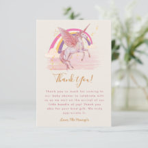 Fête de Baby Shower Licorne Magique
