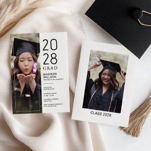 Carte De Remerciements Fête de fin d'études Photo personnalisée