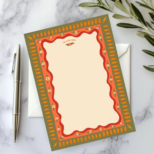 Carte De Remerciements Fête de Mariage Retro Boho Fun Création Personnali