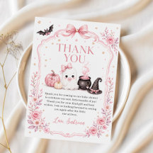 Fête de naissance Halloween Bébé Little Boo Rose