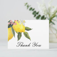 CARTE DE REMERCIEMENTS FÊTE DES MARIÉES LIMONCELLO