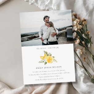 Carte De Remerciements Fête des mariées photo minimale de la faune de cit