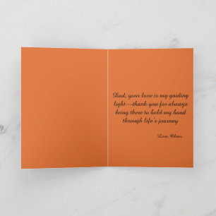 Carte De Remerciements Fête des pères Sunset Beach