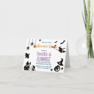 Carte De Remerciements Fête d'Halloween pour adultes d'innovation
