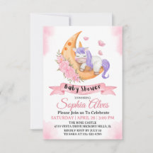 Fête Licorne Fantaisiste sous la Lune pour Bébé Fi