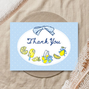 Carte De Remerciements Fête Prénatale Lemon Squeeze You Baby Shower
