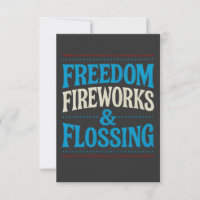 Feu d'artifice de la liberté et dentiste dentaire