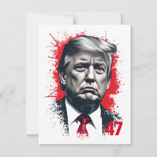 Carte De Remerciements Fier Maga Trump Vance Jour de l'Inauguration améri