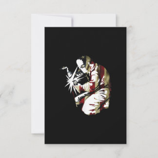 Carte De Remerciements Fiers patriotique américain souder GIft