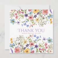 Fille Fleur Sauvage Aquarelle 1er Anniversaire