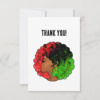 Fille noire panafricaine femme rouge vert fierté a