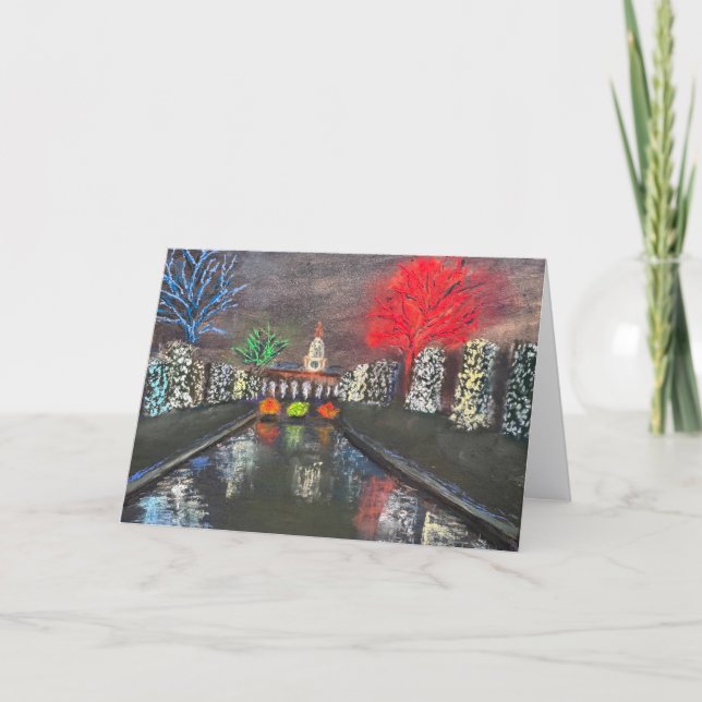 Carte De Remerciements Filoli Holiday Lights Spectacular greeting card (Devant)