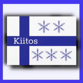 Carte De Remerciements finnois