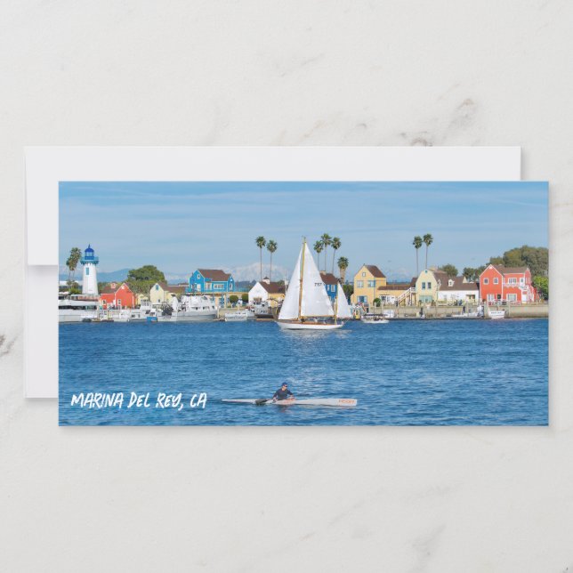 Carte De Remerciements Fisherman's  Village - Marina Del Rey, CA (Devant)