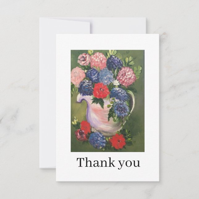 Carte De Remerciements Flat Thank You Card (Devant)