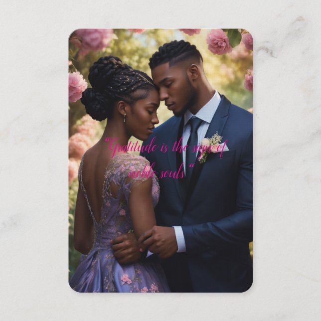 Carte De Remerciements Flat Thank You Card, trendinng usa (Devant)