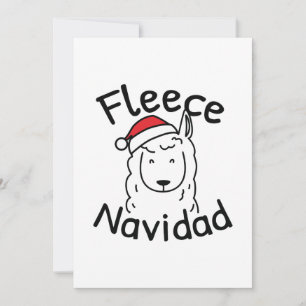 Carte De Remerciements Fleece Navidad