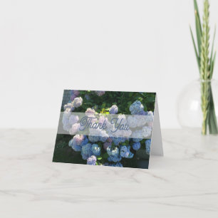 Carte De Remerciements Fleur d'Hortensia