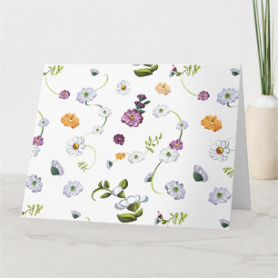 Carte De Remerciements Fleur marguerite 2