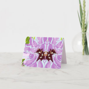 Carte de remerciements : Fleur sauvage
