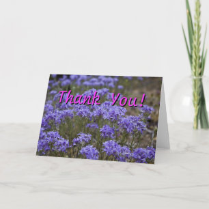 CARTE DE REMERCIEMENTS FLEUR SAUVAGE 5