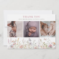 Fleur sauvage de printemps Baby shower de champ 3