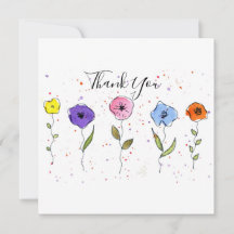 Fleurs à l'aquarelle