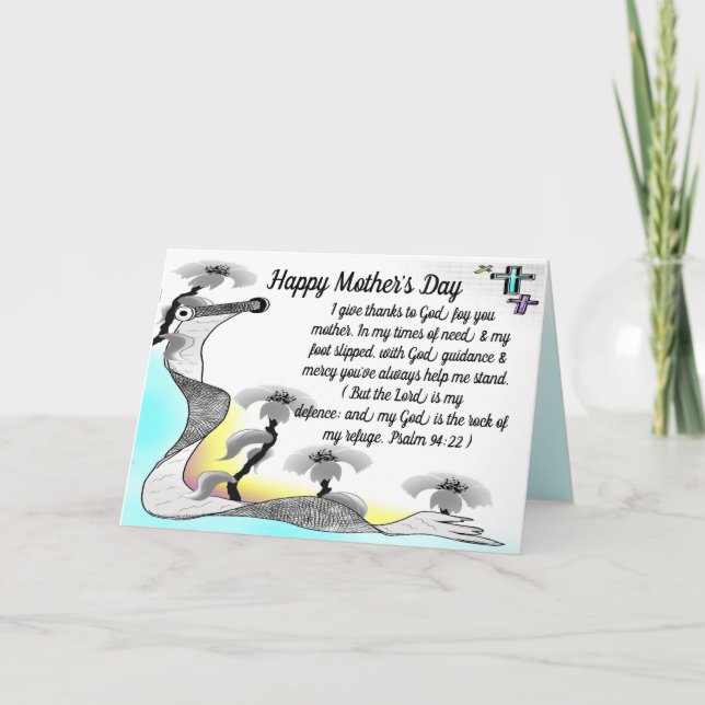 Carte De Remerciements Fleurs de la fête des mères (Devant)