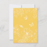 Fleurs Jaunes Motif, Floral, Minimaliste