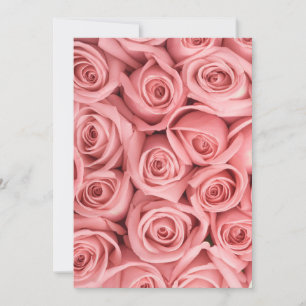 Carte De Remerciements Fleurs Roses roses
