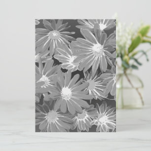 Carte De Remerciements Fleurs rouges et jaunes 2