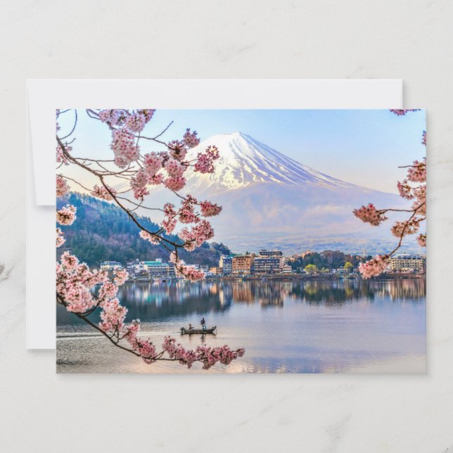 Carte De Remerciements Fleurs | Spring Cherry Blossoms Japon (Devant)