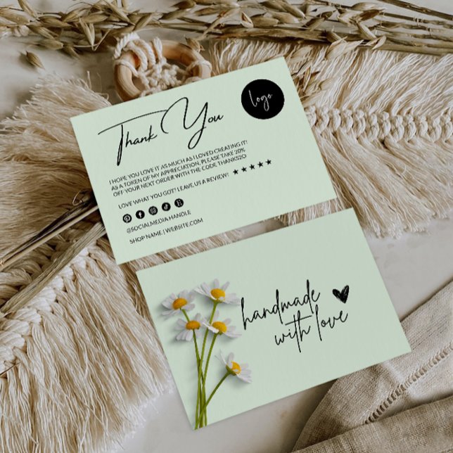 Carte de remerciements Floral (Créateur téléchargé)