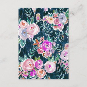 Carte de remerciements floral de profusion de rose