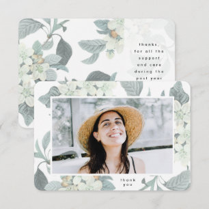 Carte De Remerciements Floral Elegance College Cadre Classe de