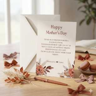 Carte De Remerciements Floral Mère's Day Cite Si les mères étaient des fl