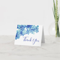 Carte de remerciements floral rayonnant