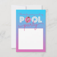 Flotte de Donut Ombre à l'aquarelle du Pool Party
