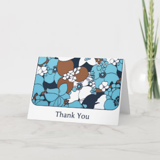 Carte De Remerciements Flower Posh