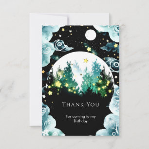 Carte De Remerciements Fluciole Whimsy Woodland Anniversaire