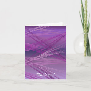 Carte De Remerciements Flux violets