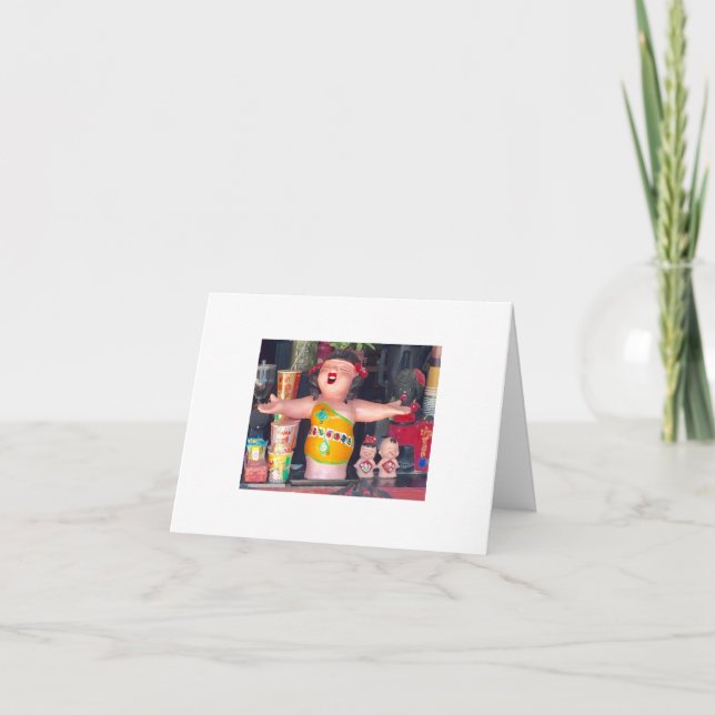 Carte De Remerciements Folded Birthday Card (Devant)