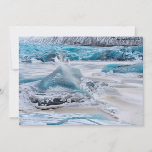 Carte De Remerciements Formations de glace sur le glacier