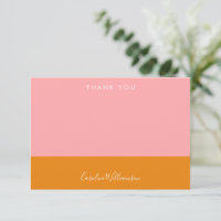 Formes Géométriques Simples Rose Orange Baby Showe