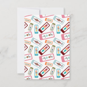 Carte De Remerciements Fourchettes de chiche MCM