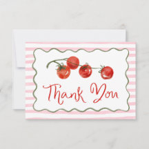Frais de la vigne Rose Tomate Baby Shower