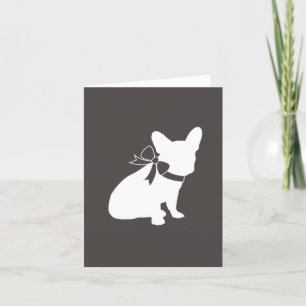Carte De Remerciements French Bulldog Theme Party - Baby shower neutre