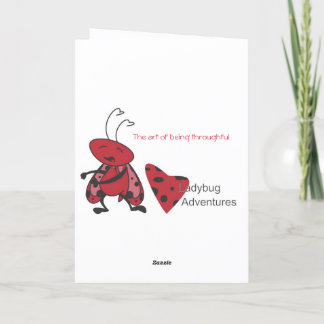 Carte De Remerciements Friendly Squirrel Greeting Card