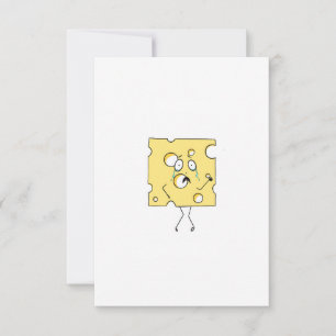 Carte De Remerciements Fromage Gouda, thème fromage