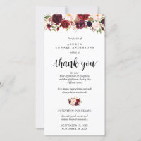 Funérailles, deuil, Flore de Bourgogne sympathique